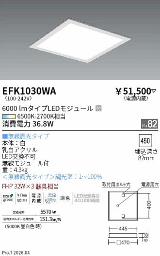EFK1030WA