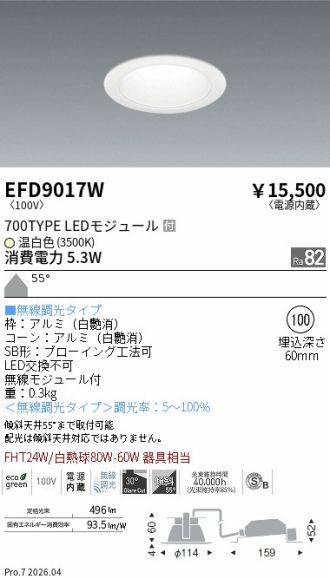 EFD9017W