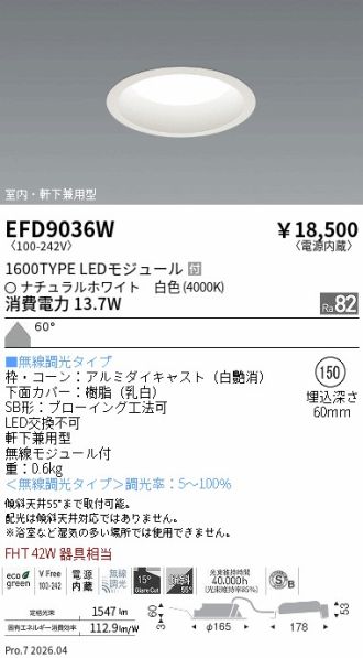 EFD9036W