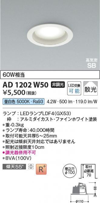 KAD1202W50