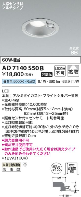AD7140S50B