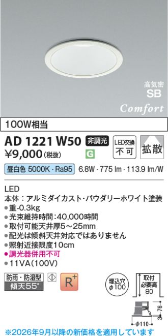 AD1221W50