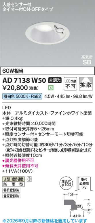 KAD7138W50