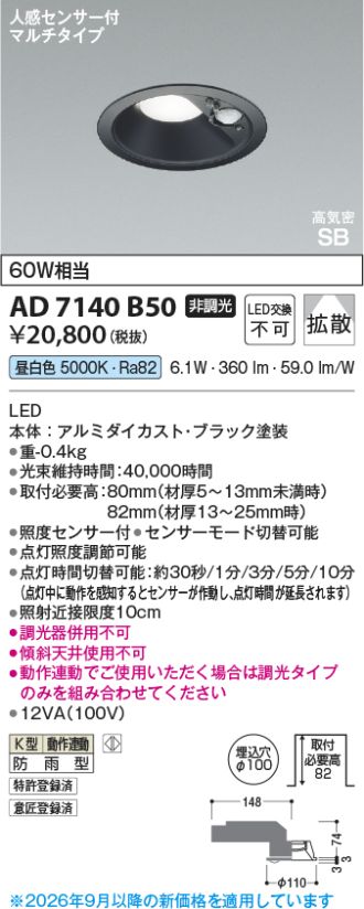 KAD7140B50