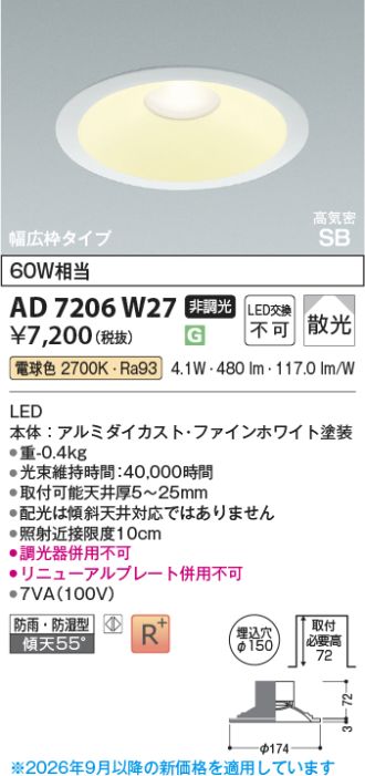 KAD7206W27