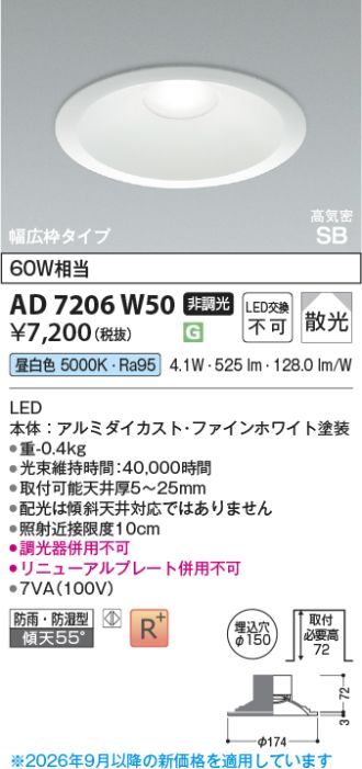 KAD7206W50