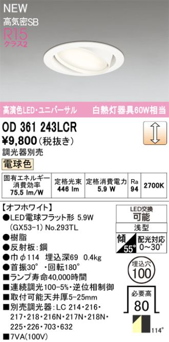 OD361243LCR