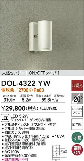 DOL-4322YW