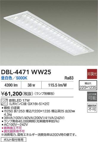 DBL-4471WW25