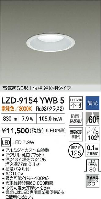 LZD-9154YWB5