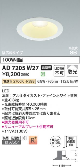 AD7205W27