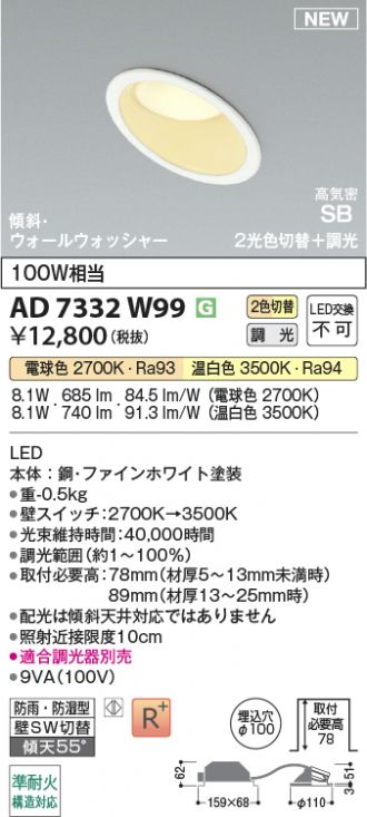 AD7332W99